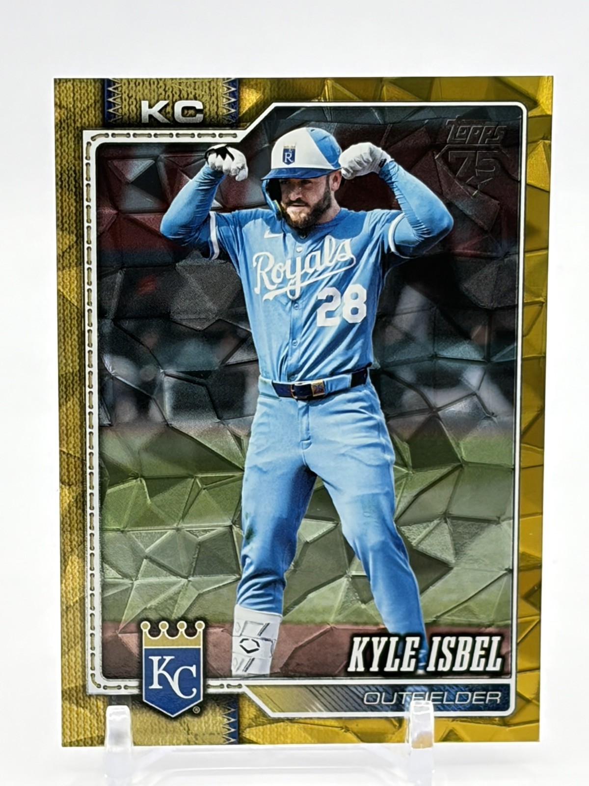 Kyle Isbel 5/50 Gold Diamanté 2026 Topps Series 2 - Kansas City Royals