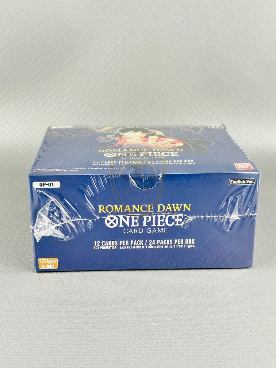 One Piece Op-01 Box Romance Dawn ENG - White Bottom OP01 New