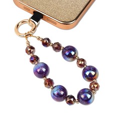 Phone Wrist Lanyard Beaded Wrist Strap Phone Bracelet Strap Wristlet Chain