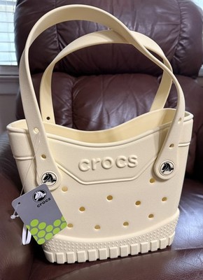   NWT Authentic Crocs Classic Medium Eva Tote Bag - Yellow Light