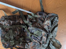 Bundeswehr Kampfrucksack im Flecktarn-Muster.
