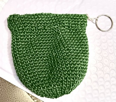 Hand Crocheted Dog Treat Key Chain Handmade