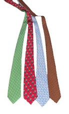 Vineyard Vines Youth Boys 4 Ties Lot Christmas, Easter,  Basketball NEW 