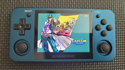 ANBERNIC RG351MP (OCEAN BLUE) (EMUELEC OS) 16GB/256GB GAME CARD (GXRG)