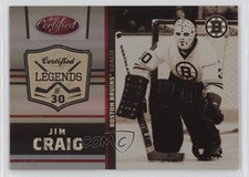2010-11 Certified Legends Mirror Red 7/250 Jim Craig #12 1k9