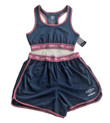 Umbro Set Women's Athletic Pull on shorts & top  NWT Sz M. L,, XL