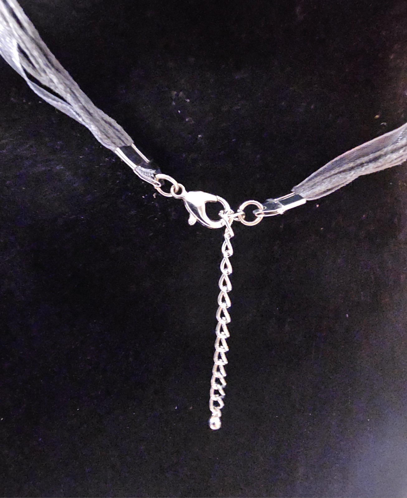 Handmade Multicolored Statement Tie Necklace - image 6