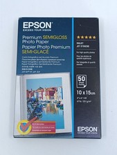 Epson Premium Semigloss Photo Paper 10x15cm (50 Blatt) Neu & OVP