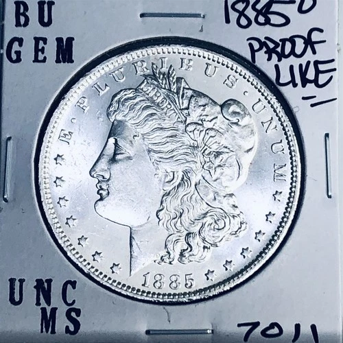 1885 O BU GEM MORGAN SILVER DOLLAR UNC MS+++ U.S. MINT RARE COIN 7011