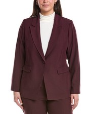 Tahari Asl Plus Solid Blazer Women's