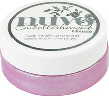 3 Pack - Nuvo Embellishment Mousse-Peony Pink - NEM-800