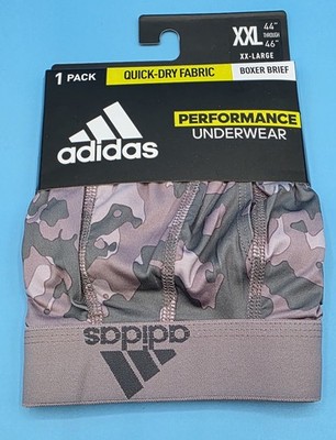Adidas Performance Boxer Brief Men's XXL Quick Dry Purple Gray - MSRP $20