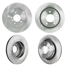 Front and Rear Disc Brake Rotors For 2006-2008 BMW Z4 Built From 01/2006