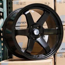 18x9.518x10.5 Avid1 Av06 5x114.3 2422 Matte Black Wheels Rims Set4 73.1 18x9.518x10.5 Avid1 Av06 5x114.3 2422 Matte Black Wheels Rims Set4 73.1