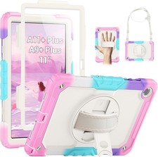 Case for Samsung Galaxy Tab A11 /A9 Plus 11", Heavy Duty Shockproof, 360 Stand