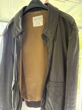 Giacca da volo Cooper Saddlery A2 vintage in vera pelle, made in USA