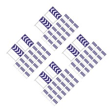  80-teiliges Mini-Verkehrsschranken-Set, Spielzeug-Baustellenschilder,