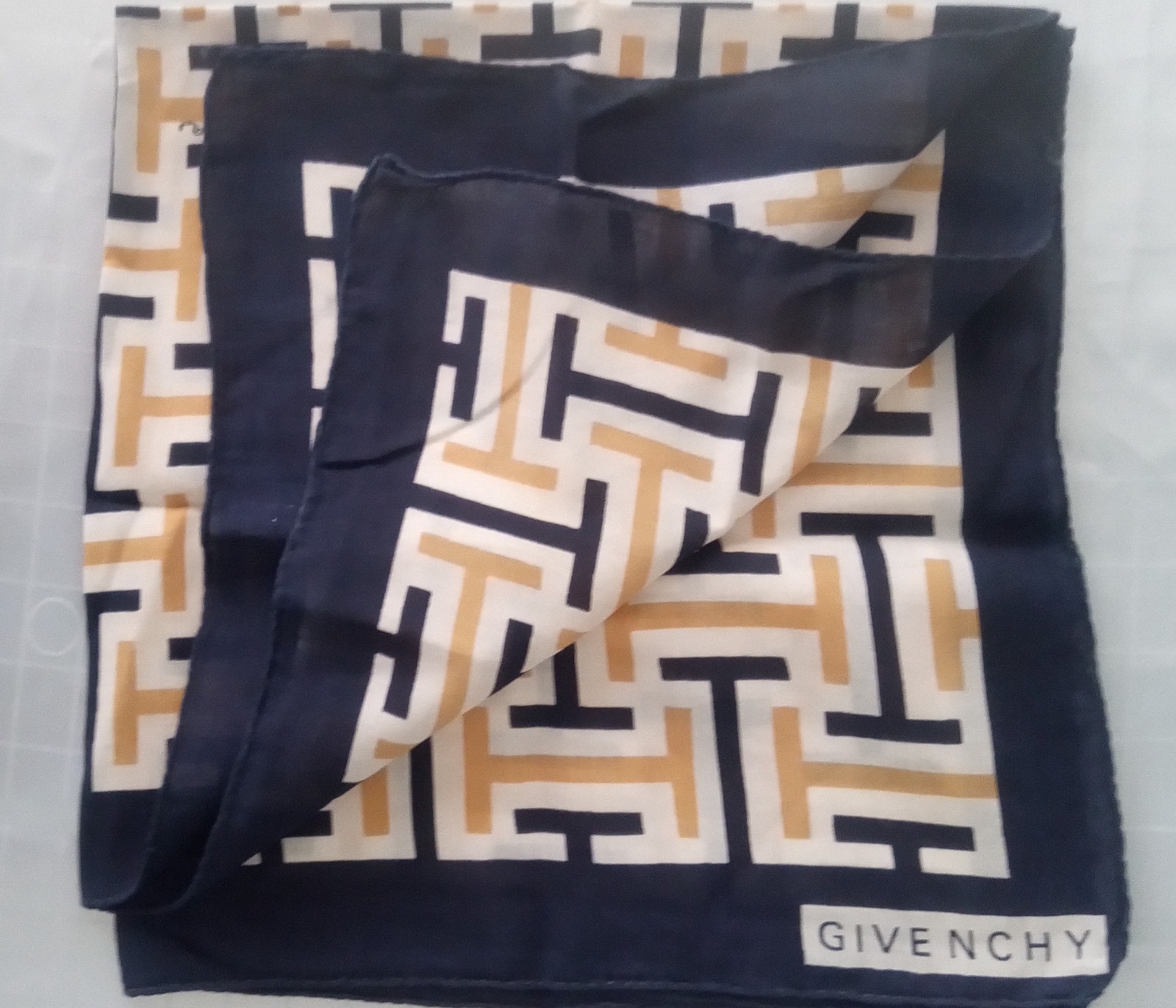 Givenchy scarf, square, multifunctional, cotton, … - image 2