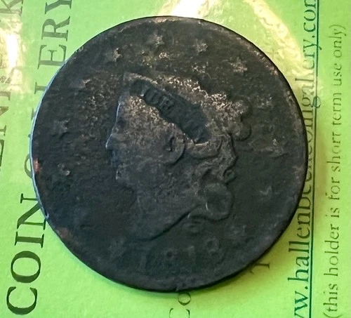 1818-P Large Cent — photo from another recent sale