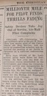 JULY 25, 1929 NEWSPAPER PAGE #2353- E. HAMILTON LEE, U.S. AIR MAIL SERVICE PILOT — photo 3