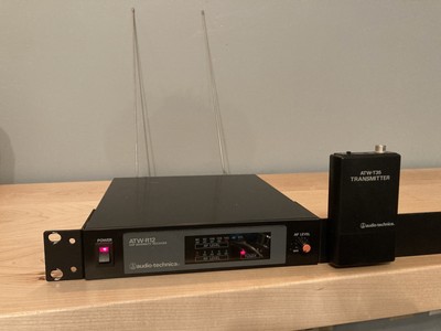 Audio-Technica ATW-R12 Receiver & ATW-T35 Transmitter - Untested AS-IS