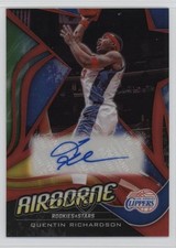 2019-20 Panini Chronicles Airborne Signatures Red Quentin Richardson Auto 06bg