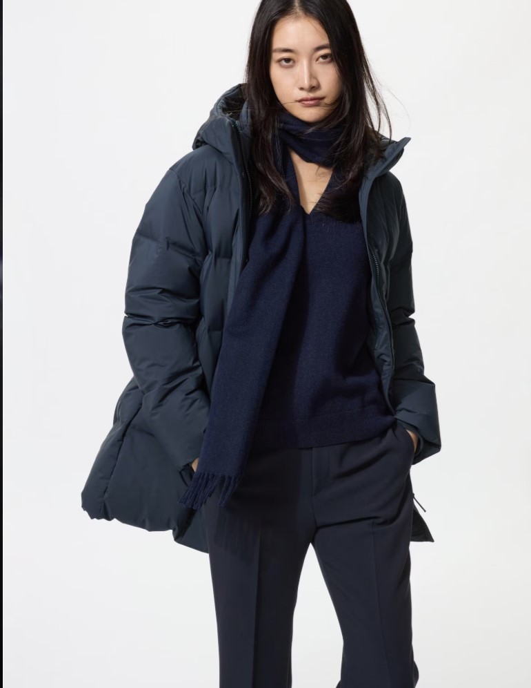 UNIQLO Seamless Down Short Coat 481137 Women XS-3XL Water-Repellent Hooded 750+!