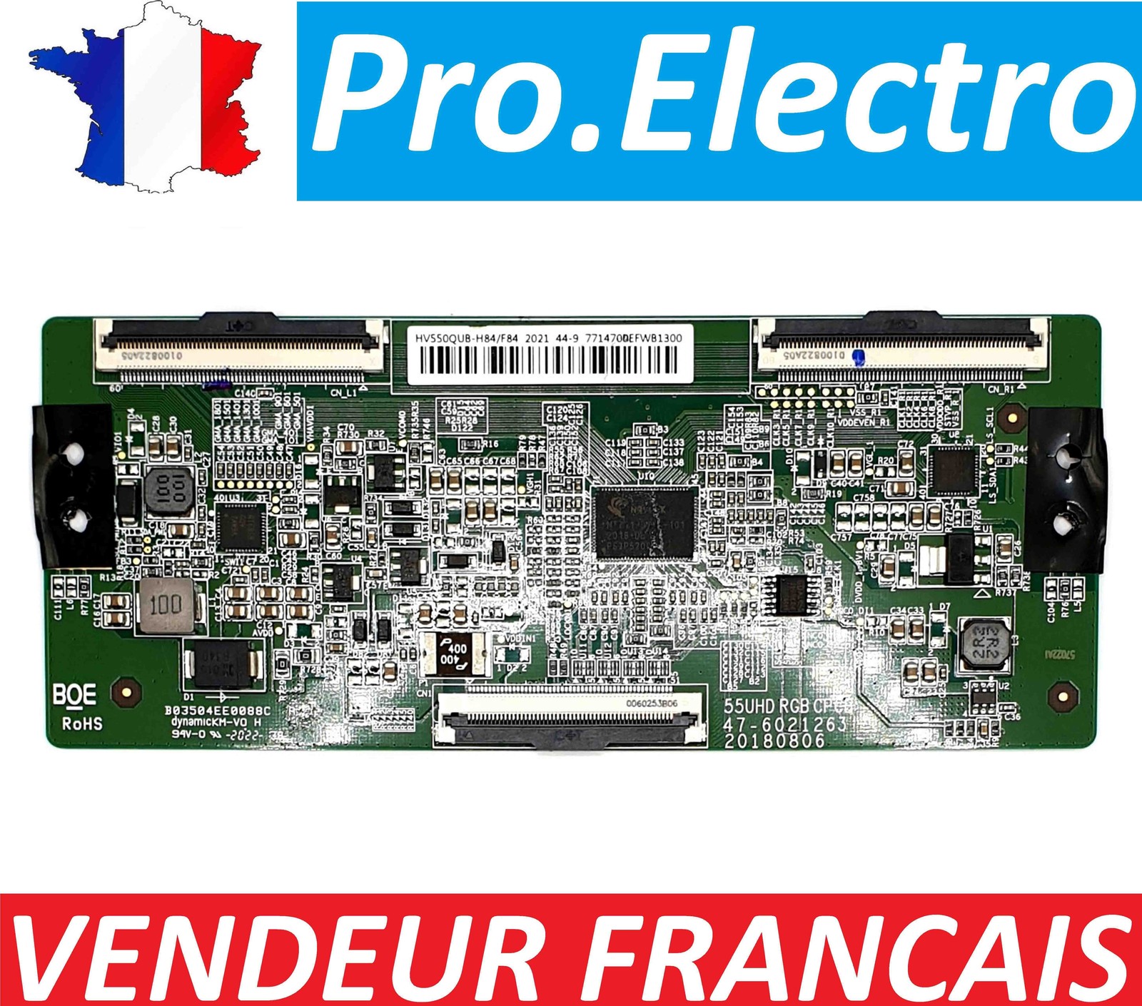 T-CON TV Philips 55PUS6754 HV550QUB-H84 Contrôleur Écran 55PFL5604