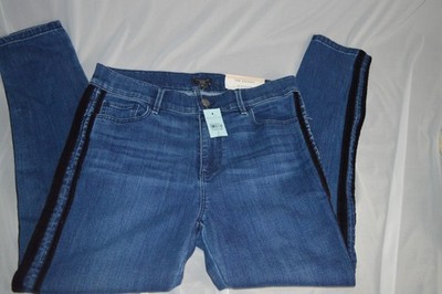 Ann Taylor Jeans NWT skinny size 6P dark blue