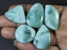 191Cts. Natürlicher grüner Hemimorphit ausgefallener Cabochon lose Edelsteine...