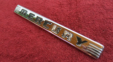 1946 1947 1948 Ford Mercury Hood Side Emblem Script Nameplate 6m16605a Oem Clean