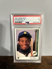 Upper Deck 1989 Ken Griffey Jr Star Rookie RC #1 PSA 5 Seattle Mariners