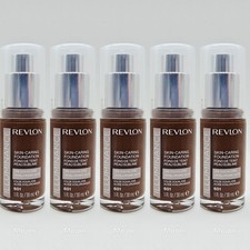 Lot of 5 Revlon Illuminance Skin Caring Foundation 5 Squalane 601 Soft Nutmeg
