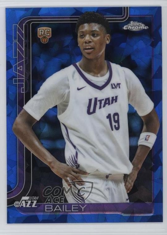 2025-26 Topps Chrome Sapphire Edition Ace Bailey #255 04qn