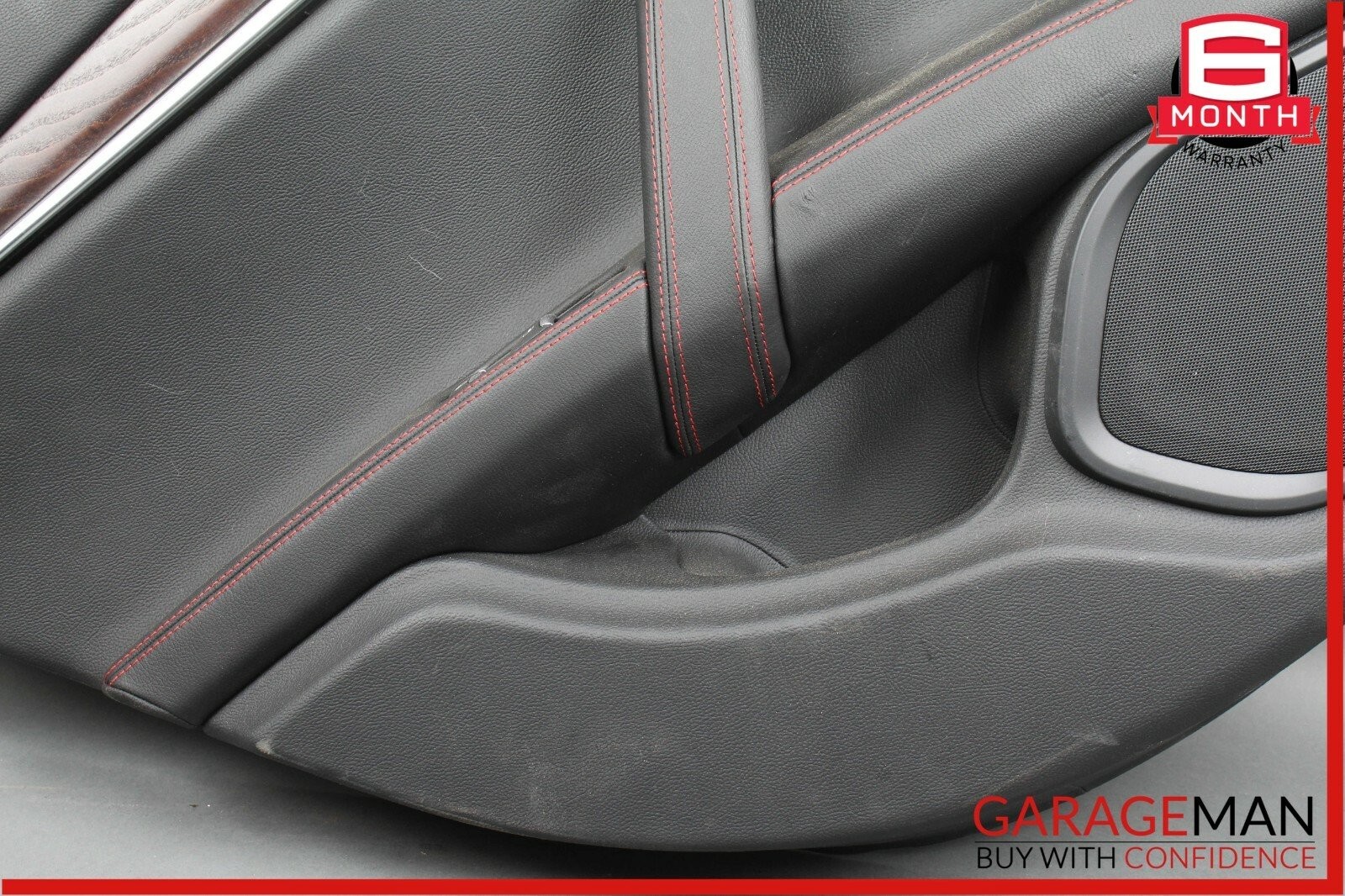 14-18 Maserati Ghibli Rear Left Side Interior Door Panel Cover Assembly Black