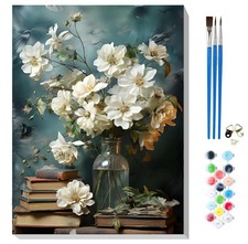 TCDZMYGS Flowers Paint by Numbers Kit for Adults paint number-1