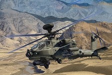 Academy 12537 1:72 Afghanistan British Army AH-64D Military Aircraft Plane Kit