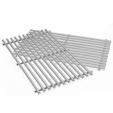 Criditpid 7637 304 Stainless Steel Grill Cooking Grates for Weber Spirit