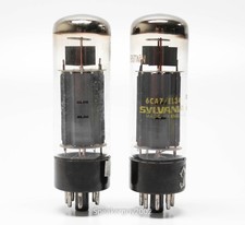 Matched Pair of Mullard 6CA7 - EL34 Tubes / XF2 O Blackburn / KT6