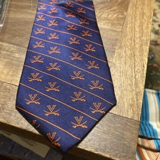 University of Virginia Cavaliers Men's Tie 100% Silk UVA Logo NEW