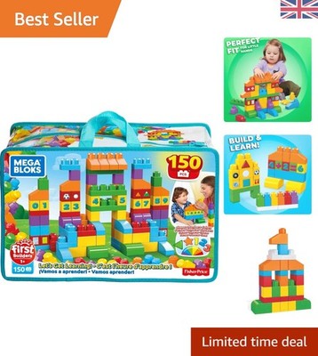 Multicolor Mega Bloks 150-teiliges Bauset für kreativen Lernspaß