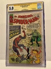 Marvel Comics The Amazing Spider-Man #5 CGC 5.0 1963 Signed Stan Lee Key Issue