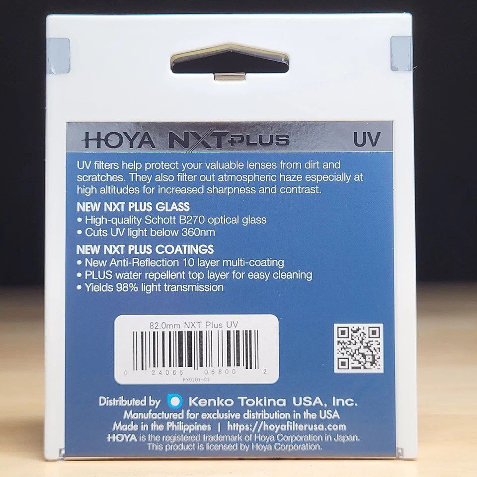 Hoya 82mm NXT Plus Multicoated Waterproof UV Filter - NEW - Image 4 of 4