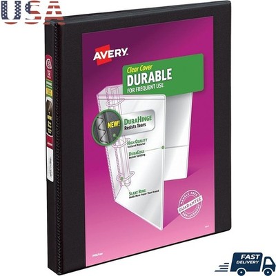 Durable View Binder W/ DuraHinge Spine Documents & Presentation Storage New