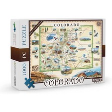 Colorado 1000 Piece Jigsaw Puzzle Xplorer Maps New