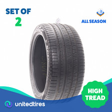 Set Of 2 Used 31535r21 Pirelli Scorpion Verde No 111v - 832 Set Of 2 Used 31535r21 Pirelli Scorpion Verde No 111v - 832