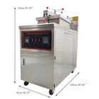CNC Natural Gas Pressure Fryer 25KG/h Fried Chicken Stove Commercial Deep Fryer — photo 2