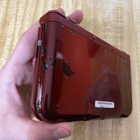 nintendo, new nintendo 3ds xl, metallic red, w/ charger, tested Top IPS