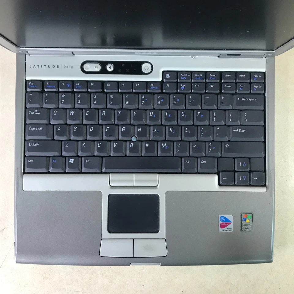 Notebook para jogos retrô Dell Latitude D610 Pentium 1.73GHz 1GB RAM (Windows XP Pro) - Imagem 4 de 4