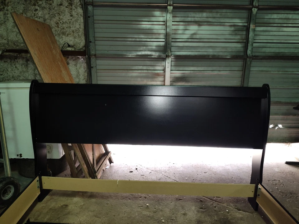 Ashley Black Wood King Sleigh Bed - Image 2 of 4